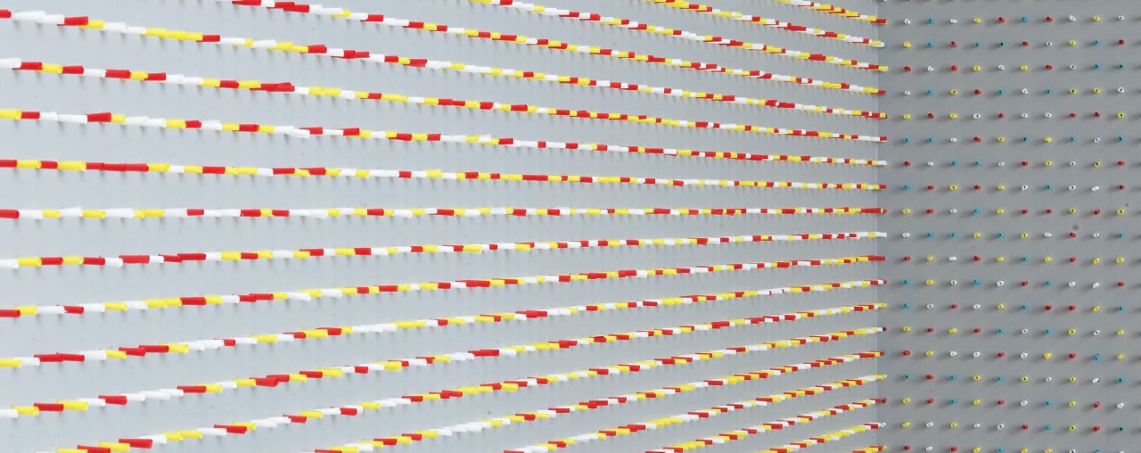 Wall Drawing #38 installed