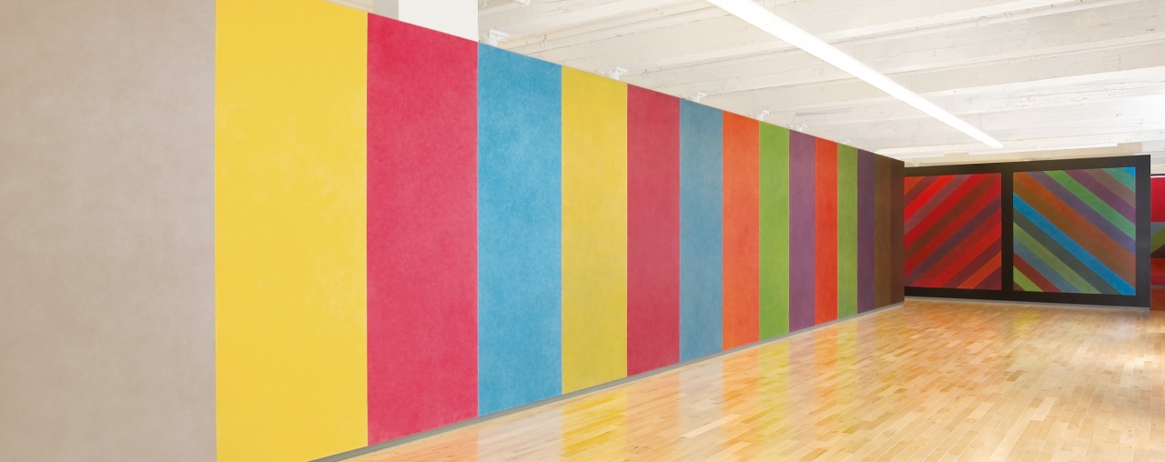 Wall Drawing #422 installed