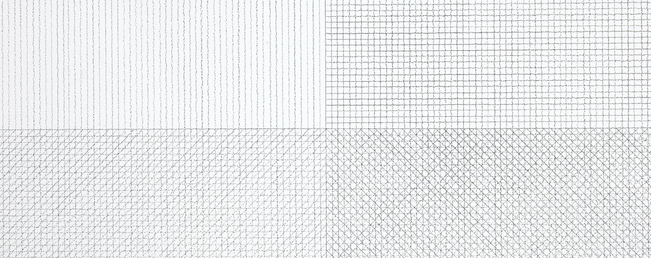 Wall Drawing #56 installed