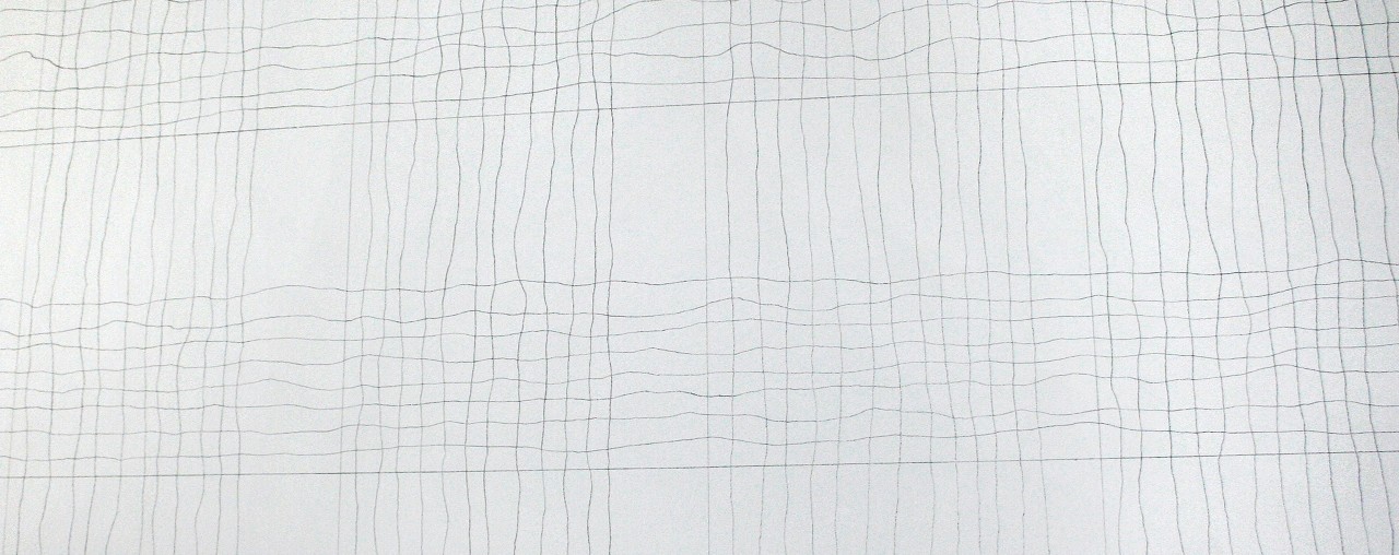 Wall Drawing #142 installed