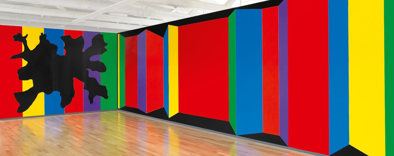Wall Drawing #901 installed