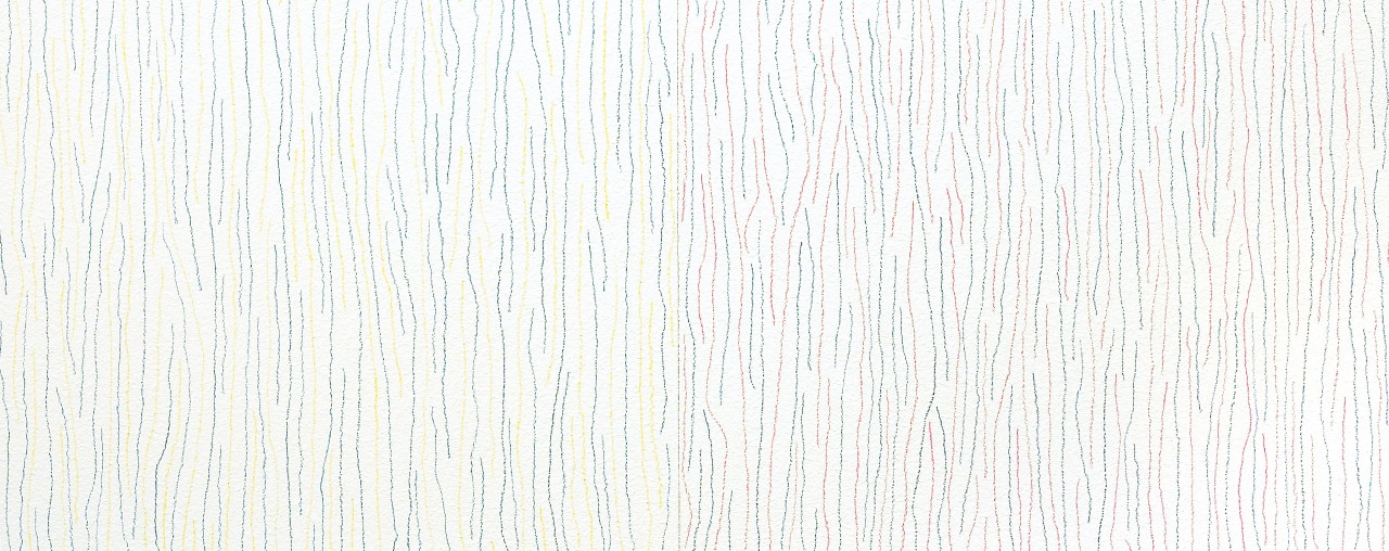 Wall Drawing #95 installed