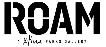 ROAM logo, ROAM A Xtina Parks Gallery