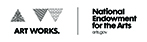 National Endowment for the Arts logo. ART WORKS