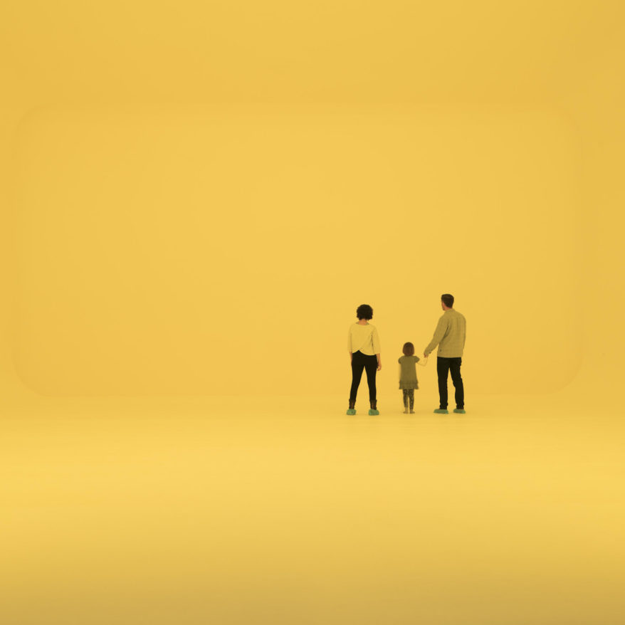 Family in James Turrell's Perfectly Clear