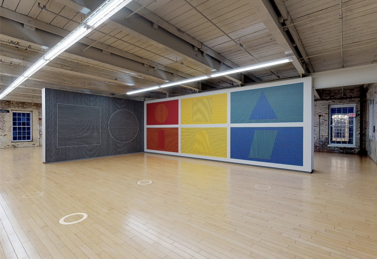 Feature image Sol LeWitt 3D Tour, MASS MoCA, Sol LeWitt: A Wall Drawing Retrospective