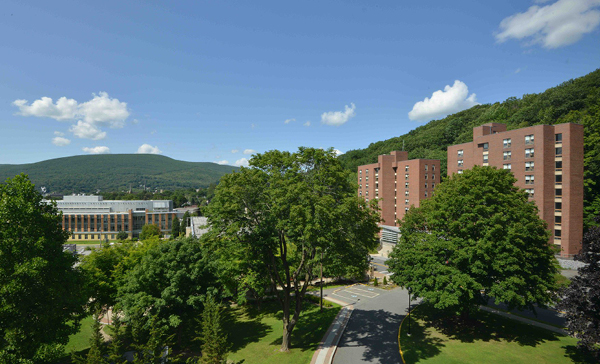 Solid Sound 2022 Lodging, MCLA Campus in fall
