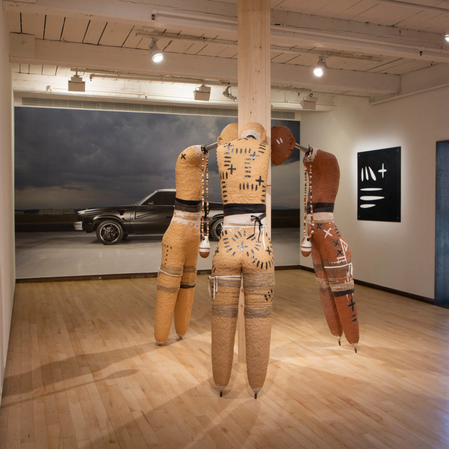 Feature image for Curatorial Roundtable: Rose B.Simpson in New England. Installation view of Ceramics in the Expanded Field