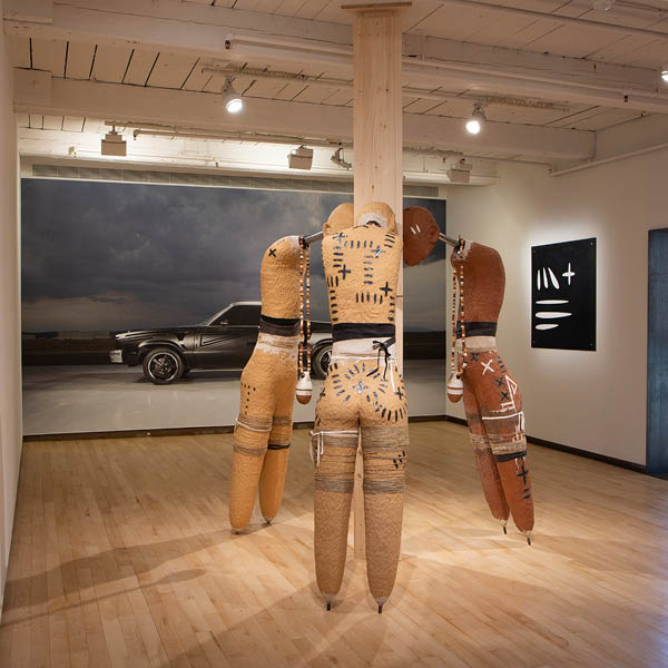 Feature image for Curatorial Roundtable: Rose B.Simpson in New England. Installation view of Ceramics in the Expanded Field